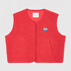 Bea | Damen Strick-Cardigan ohne Ärmel