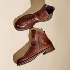 Herren Leder Stiefel | Casual mit Reißverschluss
