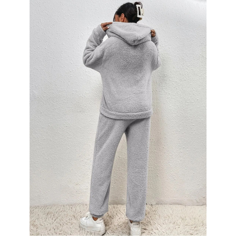 Damen Teddy Jogginganzug