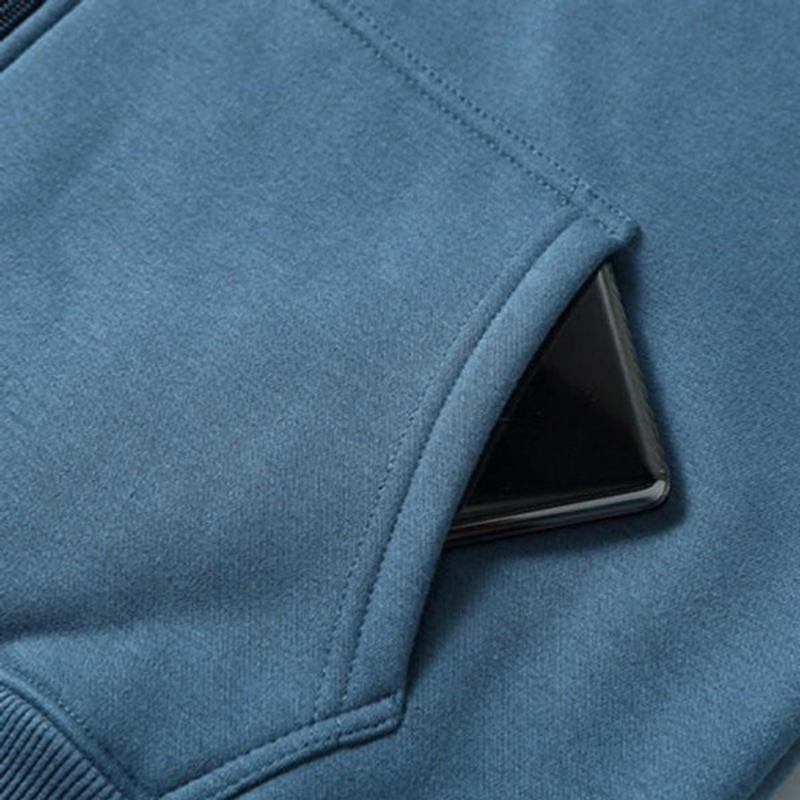 Kapuzenjacke Herren Sweat | Mit Reißverschluss