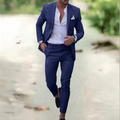 Nathan | Herren Sommer Anzug | Leinen stil