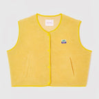 Bea | Damen Strick-Cardigan ohne Ärmel