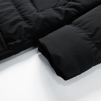 Men's long winter jacket | with hood