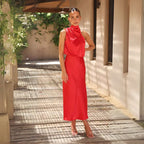 Mariselle | Sleeveless Wedding Guest Dress | Maxi