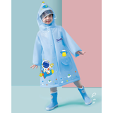 Kids' Waterproof Rain Jacket | Foldable & Animal Pattern