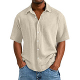 Cain | Men's Lightweight Shirt | Short Sleeve Linen Style