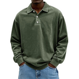 Men's Polo Sweater | Long Sleeve