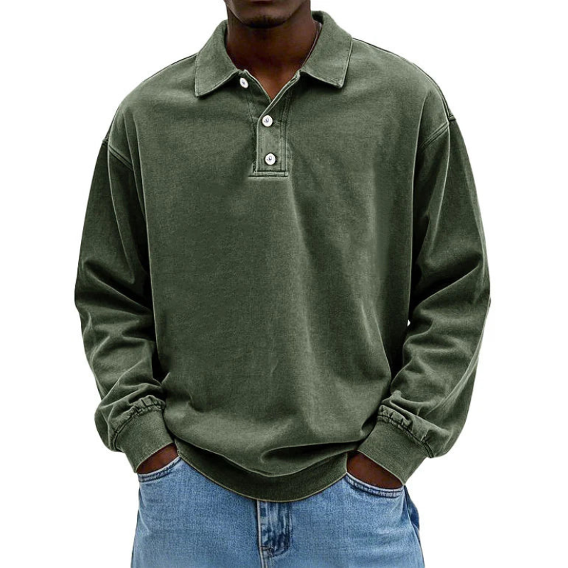 Herren Polo Pullover | Langarm