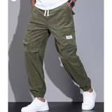 Men's Corduroy Cargo Trousers | Comfortable