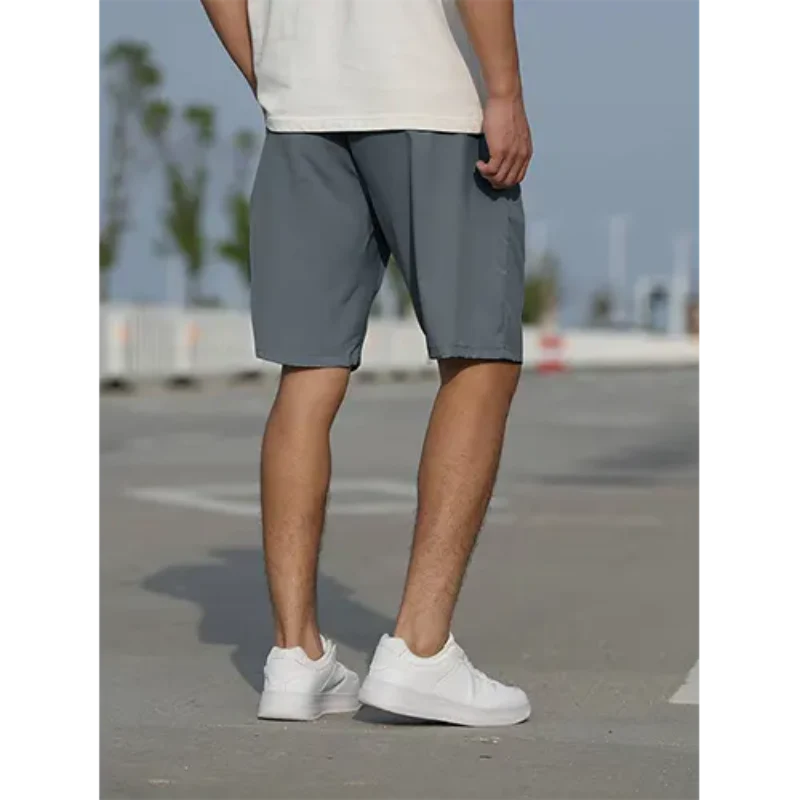 Kurze Sommerhose mit verstellbarem Hoher Taille für Herren