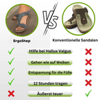 ErgoStep | Ergonomische Komfortsandalen mit Fußgewölbestütze