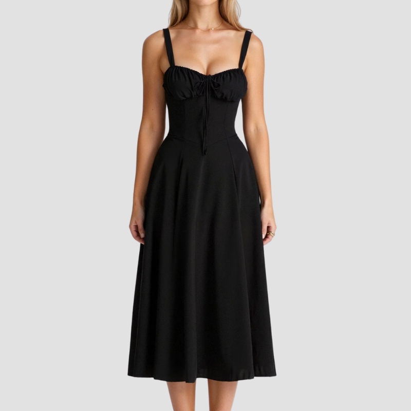 Amelie | Women's Corset Summer Dress | Midi