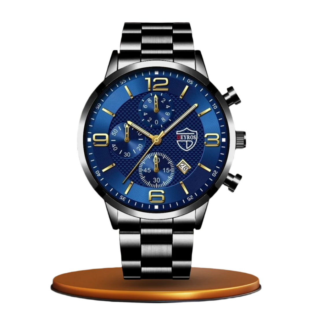 Herrenuhr aus Edelstahl mit Quarzwerk | Business