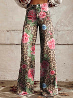 Josie | Damen Schlaghose mit Blumenmuster