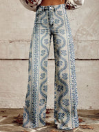 Josie | Damen Schlaghose mit Blumenmuster