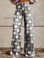 Josie | Damen Schlaghose mit Blumenmuster