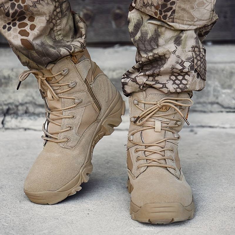 Alexander | Militärische taktische Stiefel-Beige-39-Becker Boutique