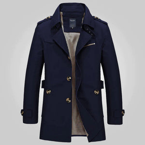 Ambrose | Klassische Winterjacke-Dunkelblau-M-Becker Boutique