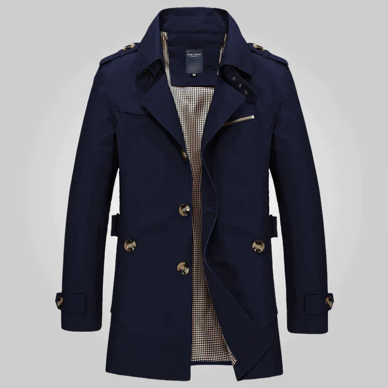 Ambrose | Klassische Winterjacke-Dunkelblau-M-Becker Boutique