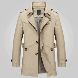 Ambrose | Klassische Winterjacke-Khaki-M-Becker Boutique