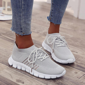 Amy | Ergonomische & Atmungsaktive Freizeit Orthopädische Schuhe-Grau-35-Becker Boutique