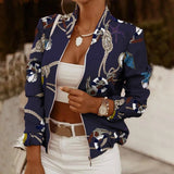 Anouk | Frühlings- und Sommer-Bomberjacke für Frauen-Blau-S-Becker Boutique