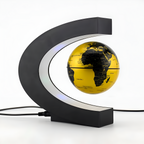 Armstrong | Magnetische Levitation Schwebende Globuslampe mit LED-Weltkarte-Gold Globus-Becker Boutique