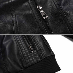 Collin | Jakke til mænd med hætte og lynlås-Collin | Veste en Cuir pour Hommes avec Capuche et Fermeture Éclair - €49-Bentzen Butik