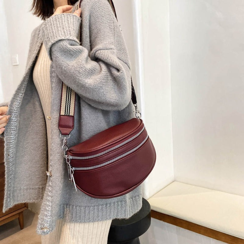 Ase | Luxuriöse Crossbody-Tasche aus veganem Leder-Becker Boutique