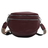 Ase | Luxuriöse Crossbody-Tasche aus veganem Leder-Burgundisch-Becker Boutique