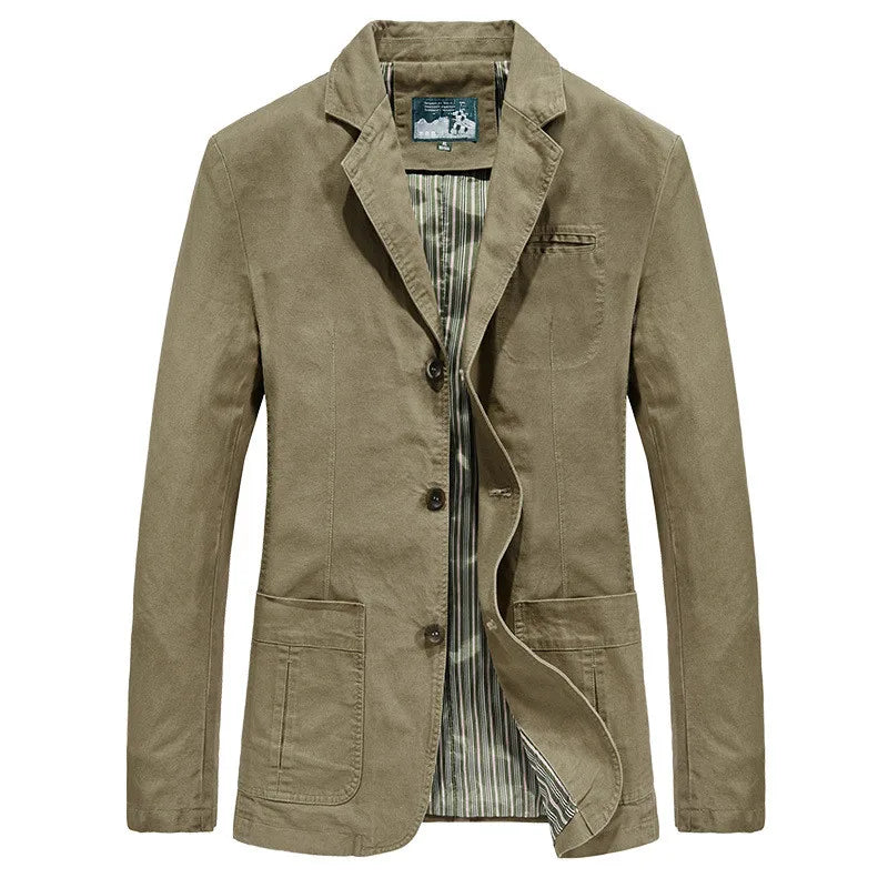 Baldur | Sommermantel im Vintage- und Militärstil-Khaki-S(46)-Becker Boutique