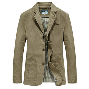 Baldur | Sommermantel im Vintage- und Militärstil-Khaki-S(46)-Becker Boutique