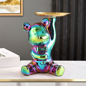 BearTray | Künstlerisches Design Aufbewahrung Ornament für das Haus-Einhändig Bär Galaxy-Becker Boutique
