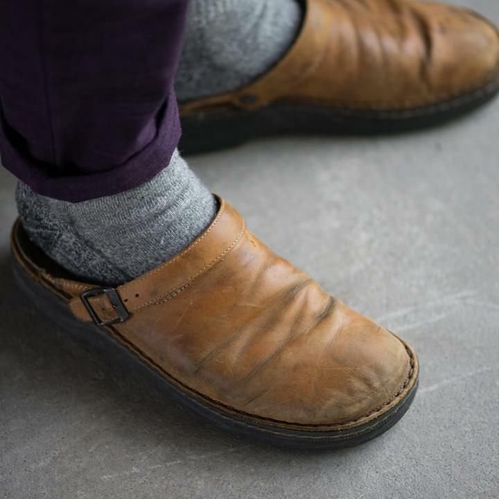 Berken | Hausschuhe - Lederpantoffeln für Herren-Becker Boutique