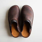 Berken | Hausschuhe - Lederpantoffeln für Herren-Dunkelbraun-38-Becker Boutique