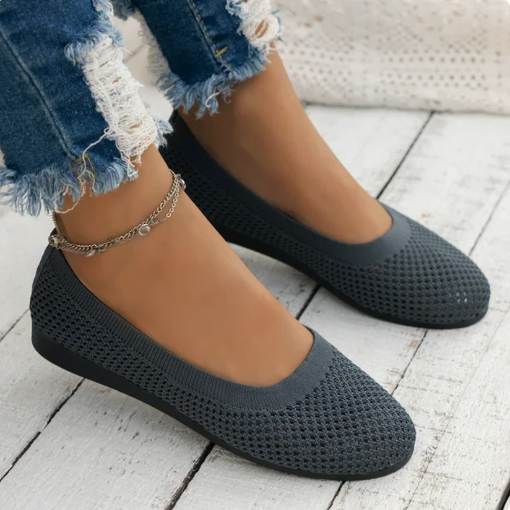 Berlin | Ergonomische Ballerinas-Grau-36-Becker Boutique