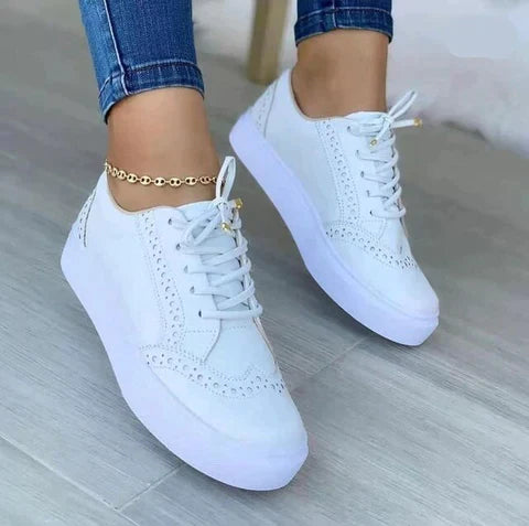 Berte | Ergonomische Schmerzlinderung Sommerschuhe aus Wildleder-Weiß-35-Becker Boutique
