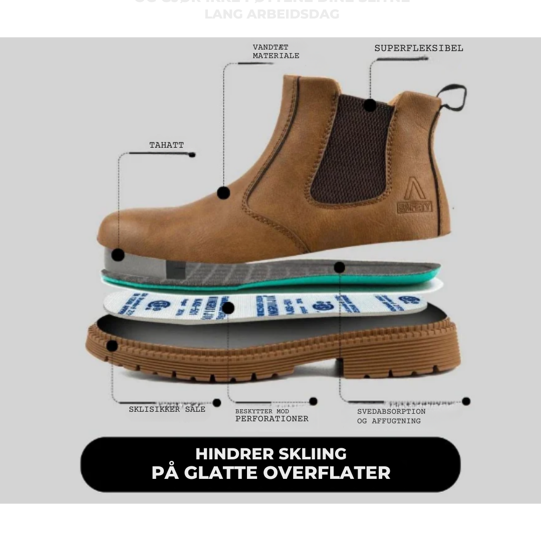 Bjorn | Ortho-Leder-Sicherheitsstiefel-Becker Boutique