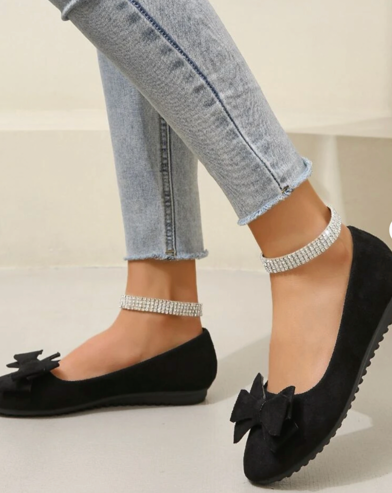 Blossom | Flache Damenschuhe mit runder Spitze-Becker Boutique
