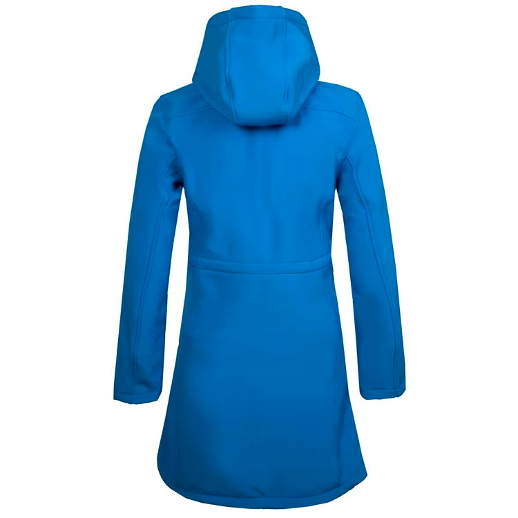 Storm | Frauen Wasserdichte Lange Softshell Outdoor-Wanderjacke mit Polar-Fleece-Futter