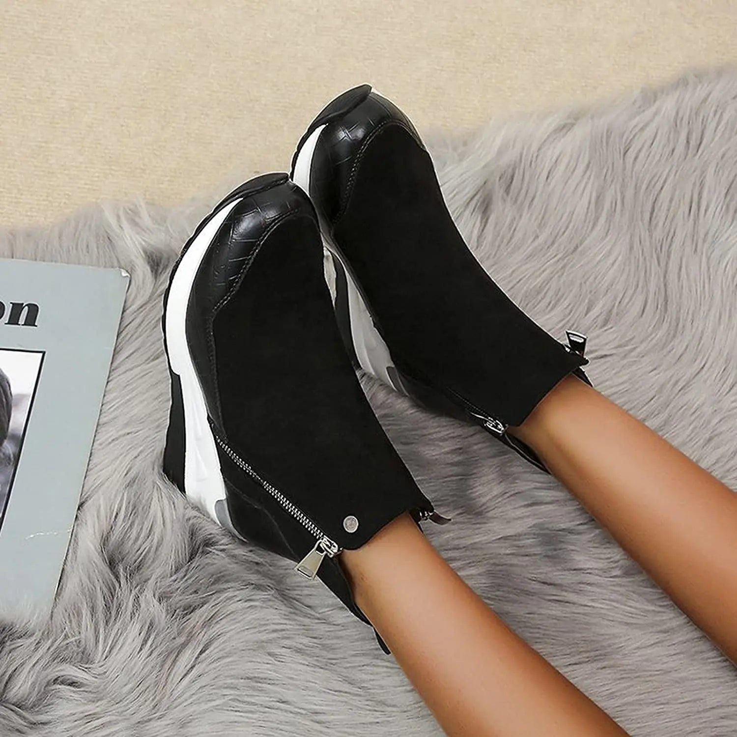 Bequeme ergonomische Stiefel für Frauen