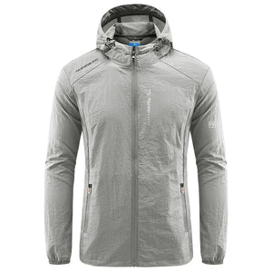Calo | Regenjacken für damen und herr-Light Grey-XS-Becker Boutique