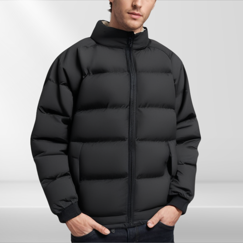 Calvin | Herren Fleece-gefütterte und Wattierte Pufferjacke