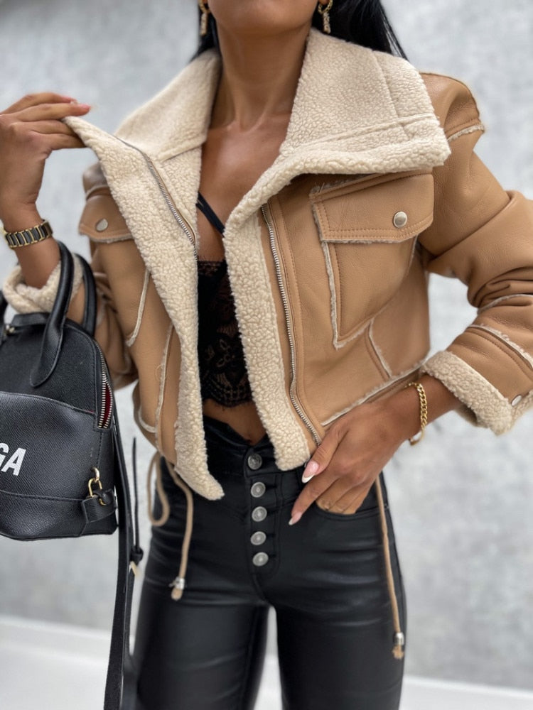 Clara | Pilotenjacke mit Fleece für Frauen-Becker Boutique
