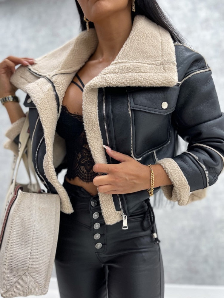 Clara | Pilotenjacke mit Fleece für Frauen-Becker Boutique