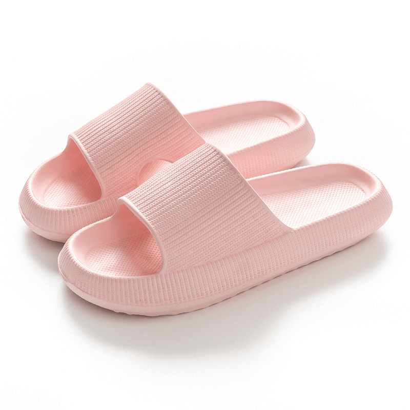 Cloudy | Slipper-Sandalen mit dicker Sohle-rosa-34-35-Becker Boutique