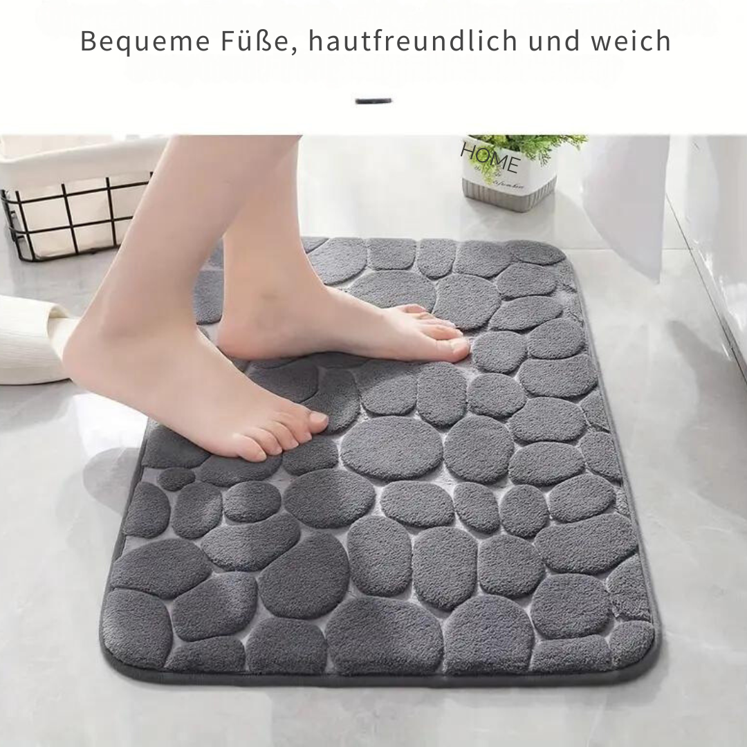 Cobble | Rutschfeste Luxus-Badematte aus Memory Foam-Becker Boutique
