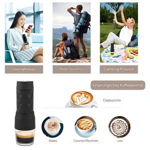 Coffee2Go | Tragbare Espressomaschine und Milchaufschäumer-Becker Boutique