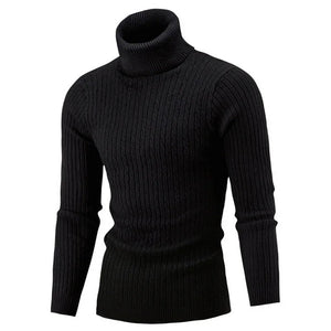 Constantin | Strickpulli mit Rollkragen-Schwarz-M-Becker Boutique