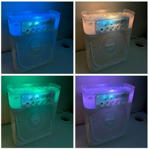 CoolAir | Messerloser Ventilator mit Befeuchtungsnebel und Klimatisierung-Becker Boutique